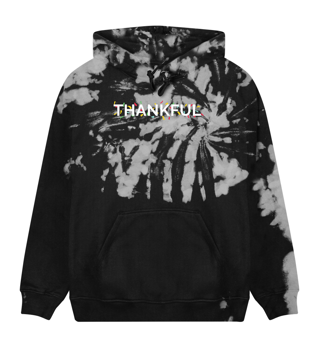 LIMITED Thankful Box Hoodie - Tie Dye