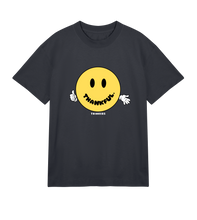 Load image into Gallery viewer, Thankful &#39;Smiley&#39; Tee - Black
